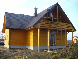 mieszkalne domy z drewna